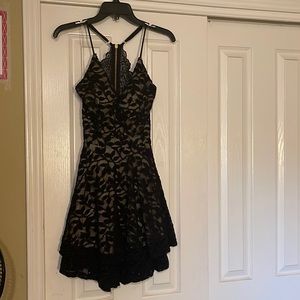 Never worn black lace dress